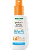 Garnier Ambre Solaire Sensitive Advanced Çocuk Hipoalerjenik Güneş Koruyucu Sprey SPF50+ 150ML - 6