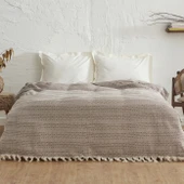 Karaca Home Levi Sütlü Kahve Çift Kişilik Pike - 1