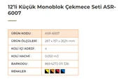 12 Lİ KÜÇÜK MONOBLOK ÇEKMECE thumbnail 5