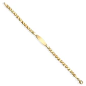 14 Ayar Altın Kaplama Kişiselleştirilmiş Bebek&Çocuk İsim Gümüş Bileklik - BPC00112 thumbnail 6