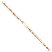 14 Ayar Altın Kaplama Kişiselleştirilmiş Bebek&Çocuk İsim Gümüş Bileklik - BPC00112 thumbnail 5