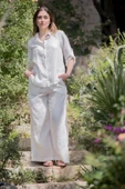 Ateiler Chaputs %100 Pamuk Müslin Elya Beyaz Gömlek One-Size - 1