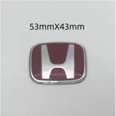 Honda KIRMIZI Renk Direksiyon Logosu Boy 5,5 cm Genişlik 4,5 cm thumbnail 1
