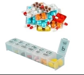 BUFFER® Haftalık Günlük İlaç Saklama Kutusu 7 Günlük İlaç  Saklama Kabı thumbnail 3