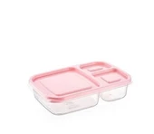 BUFFER® 3 Bölmeli Sefer Tası Pratik Kolay Gıda Diyet Saklama Erzak Kabı thumbnail 4