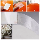 BUFFER® Sticker Damla Model Çift Taraflı Yapışkan Balon Yapıştırıcısı thumbnail 3