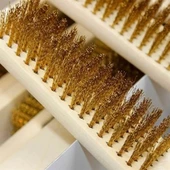 BUFFER® Metal Telli Fırça Ahşap Saplı Pas Kir Sökme Temizleme Fırçası thumbnail 6