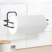 BUFFER® Kendiliğinden Yapışkanlı Krom Paslanmaz Metal Havlu Kağıtlık Aparatı thumbnail 2