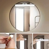 BUFFER® Dokunmatik USB İle Şarj Olabilen 27 cm Led Aydınlatma Makyaj Aynası Işığı thumbnail 2