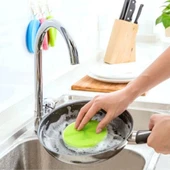BUFFER® 2'li Kir Tutmaz Tırtıklı Yüzey Bulaşık Yıkama Pedi - 3