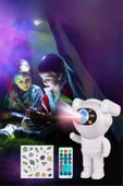 BUFFER® Stickerlı ,Kumandalı ASTRONOT Model Gece Lambası thumbnail 6