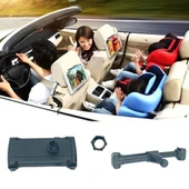 BUFFER® Oto Koltuk Arkası Telefon Tablet Tutucu Ayarlanabilir 360 Derece Dönebilen Pratik Stand thumbnail 4