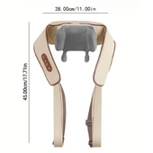 BUFFER® Elektrikli Boyun ve Sırt Masaj Aleti Kablosuz Boyun ve Omuz Yoğurma Masaj Yastığı thumbnail 5