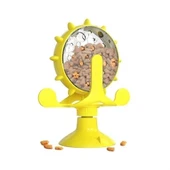 Buffer® Vantuzlu Zilli İnteraktif Dönebilen Mama Kaplı Renkli Eğlenceli Eğitici Kedi Oyuncağı thumbnail 6