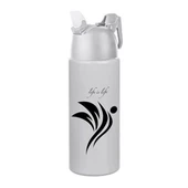 BUFFER® Kilitlenebilen Matara Güvenlikli Suluk Sporcu Matarası Spor Su Şişesi İçecek Şişesi 700ml - 1