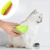 BUFFER® Buharlı Yumuşak Silikon Uçlu Kedi & Köpek Tüy Tarama Tarağı Yıkama Fırçası thumbnail 1