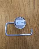 Krom Metal Kapaksız Tuvalet Kağıtlığı | Banyo içi Tuvalet Kağıdı Askısı | Otel Buklet Serisi - 7