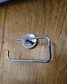 Krom Metal Kapaksız Tuvalet Kağıtlığı | Banyo içi Tuvalet Kağıdı Askısı | Otel Buklet Serisi - 2