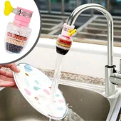 BUFFER® 6 Katmanlı Musluk Ucu Filtreli Su Tasarruflu Hijjenik Musluk Başlığı thumbnail 1