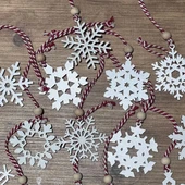 Ahşap Yılbaşı Ağaç Süsü-BY15 thumbnail 3