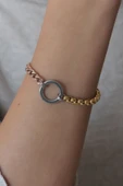 Çelik Mix Renk Kadın Bileklik - TJ-BB4748 thumbnail 1