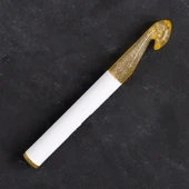 Addi Champagner 15mm 15cm Plastik Simli Yün Tığ - thumbnail 2