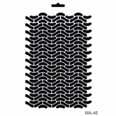 MIX MEDİA STENCIL MA SERİSİ MA45 21X29 - 1