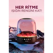 D33 Siyah Taşınabilir Kablosuz Bluetooth Hoparlör thumbnail 4