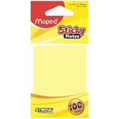 Maped Yapışkanlı Not Kağıdı 100 LÜ 51x76 Karışık Renk  (1 Paket 15 Adet)758410 - 1