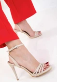 Coze Nude Topuklu Ayakkabı - 1