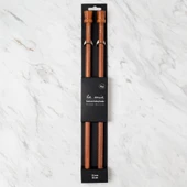 La Mia Rosewood 12 mm 36 cm Ahşap Örgü Şişi thumbnail 1