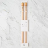 La Mia Whitewood 12 mm 36 cm Ahşap Örgü Şişi thumbnail 1