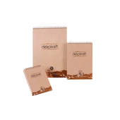 Keskin Color Bloknot Dekokraft Spiralli Kareli 100 YP A4 144002-99 - 1