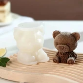 Ayı Şekilli Silikon Buz Kalıbı thumbnail 3