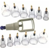 12 Parça Vakumlu Hacamat Kupa Çekme Seti thumbnail 3