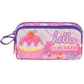 Muggle Kalem Çantası Cup Cake Pembe Mu-7112 - 1