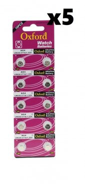 Oxford AG4 LR626 Düğme Pil 10 x 5li - 1
