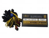 OLKO 2000W POWER SUPPLY 16xPCI-E(6+2Pin), MINING 1x20+4p/8xSata/96+PLATINUM (MK-2000SP) - 2
