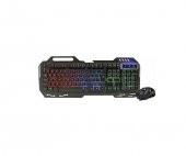 Polygold PG-8014 Işıklı Oyuncu Q Klavye Mouse Seti - 1