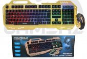 Polygold PG-8014 Işıklı Oyuncu Q Klavye Mouse Seti - 2