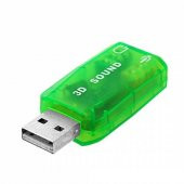 Platoon PLH-112 USB Ses Kartı Yeşil - 1