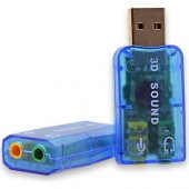 Gigasus GG-AU51 USB Ses Kartı Mavi - 1