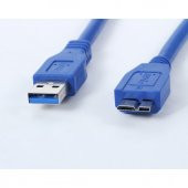 3.0 Usb Hdd Kablo Harddisk Kutusu Kablosu Note 3 Kablo 1 Mt Siyah - 2