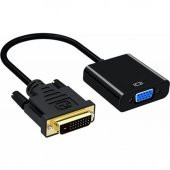 Dvı-D 24+1 Erkek To Vga Dişi Çevirici Adaptör Kablo- Dvı To Vga - 1
