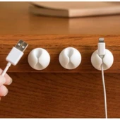 Siyah Beyaz Kablo Sabitleme Klipsi 10'lu thumbnail 3