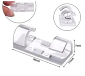 Kablo Sabitleyici Klips Seti 20 Adet thumbnail 3