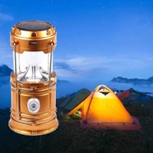 Güneş Enerjili Çok Fonksiyonlu Kamp Feneri thumbnail 5