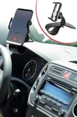 BUFFER® Araç İçi Konsola Takılan Döner Başlıklı Telefon Kıskacı Telefon Tutucu - 6