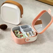 Aynalı Makyaj Kutusu Çanta Boy - 1