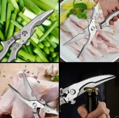 Paslanmaz Çelik Tavuk Kemik Makası, Mutfak Makası Ev Gıda, Balık Tavuk Ördek Kesici Makas, thumbnail 3